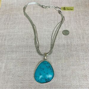 Premier Designs Multistrand Turquoise Necklace